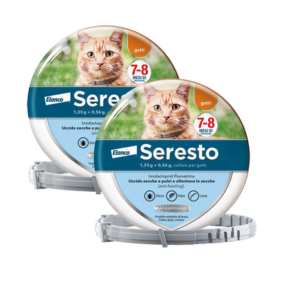 Seresto® Collare Antiparassitario Gatti Elimina Protezione Pulci Zecche