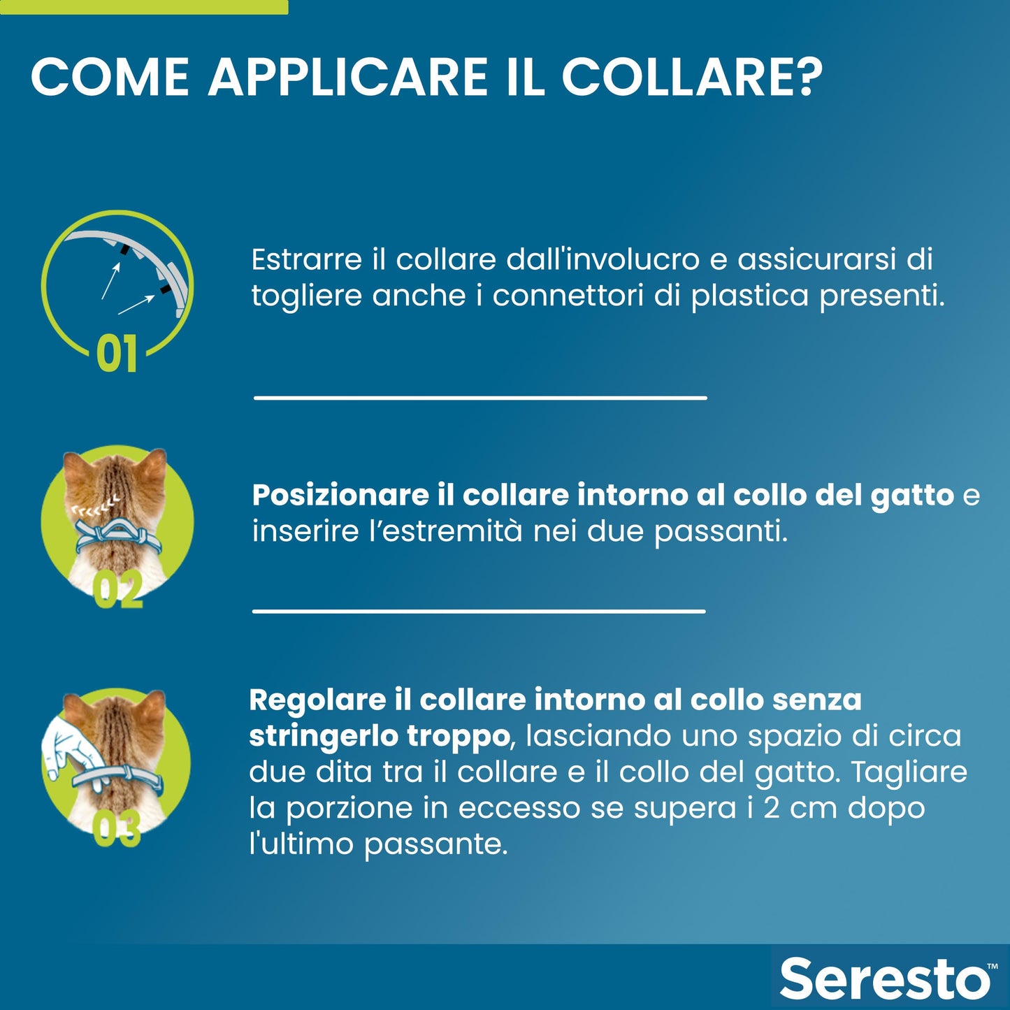 Seresto® Collare Antiparassitario Gatti Elimina Protezione Pulci Zecche